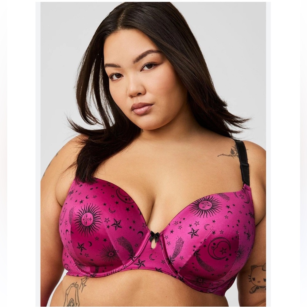 Plus Size Pink Sun & Moon T-Shirt Bra